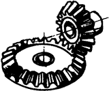 齒輪基本術語錐齒輪、準雙曲面齒輪及其齒輪副