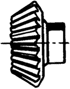 齒輪基本術語錐齒輪、準雙曲面齒輪及其齒輪副
