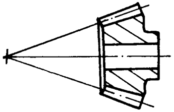 錐齒輪和準雙曲面齒輪術語點、曲線和曲面