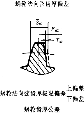 平面二次包絡環面蝸杆傳動精度蝸杆、蝸輪誤差的定義及代号
